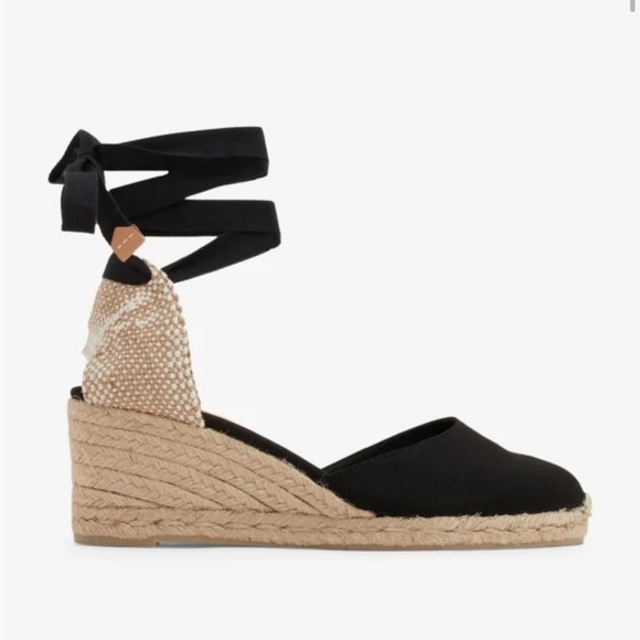 Black Casteñer espadrille wedges Size 40 - Picture 1 of 6